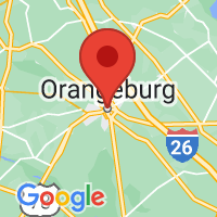 Map of Orangeburg, SC US